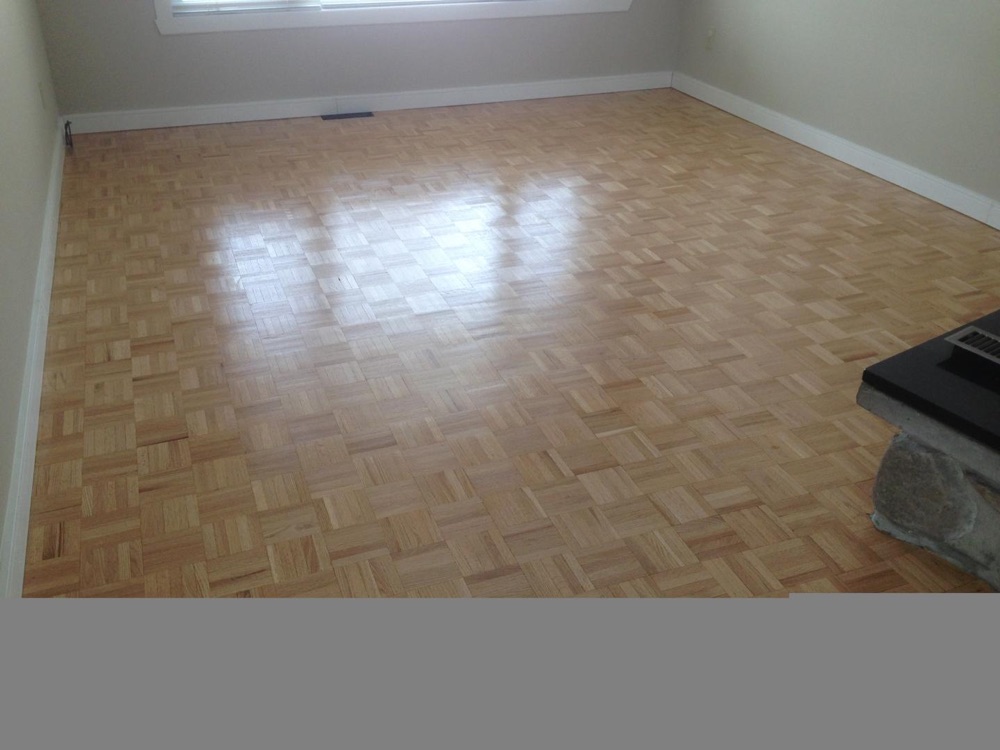 Freshly finished floor — Planchers Locas